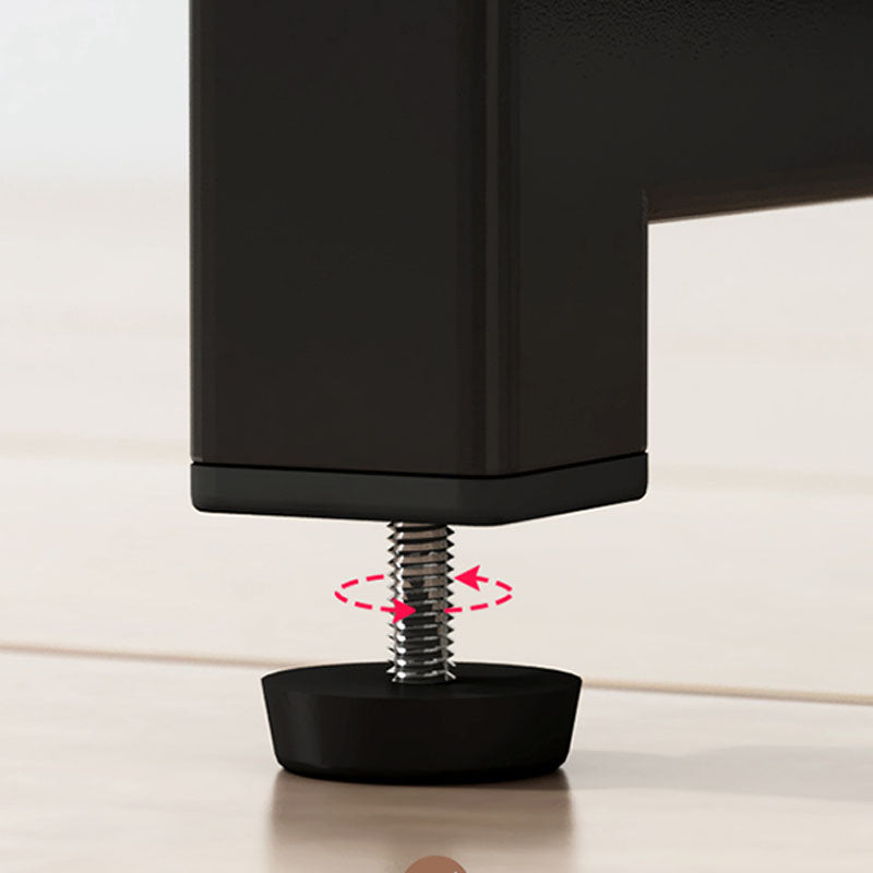 黄色の現代的な木材スタンディングデスク折りたたみ長方形のライティングデスク