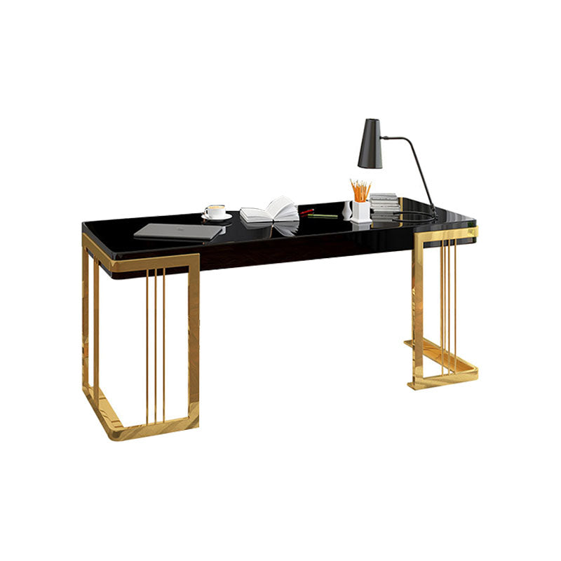 Escritorio de madera artificial escritorio rectangular Glam Office Desk 1 Cajón