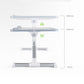 Contemporary Adjustable Laptop Table Office Desk for Bedroom Clearhalo 'furn' 'furn_office_desk' 'Furniture' 'Office Desks' 'Office Furniture' 'office_desk' 5892160
