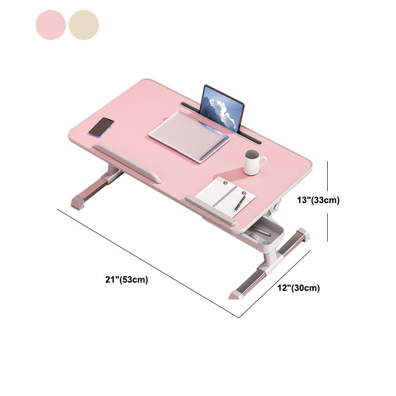 Contemporary Adjustable Laptop Table Office Desk for Bedroom Clearhalo 'furn' 'furn_office_desk' 'Furniture' 'Office Desks' 'Office Furniture' 'office_desk' 5892168
