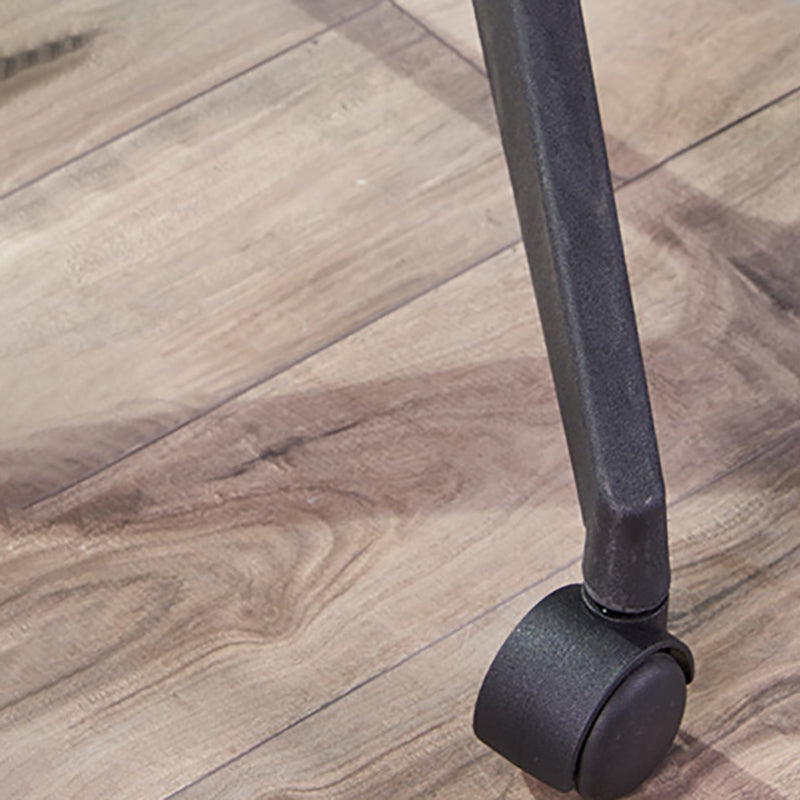 Chaise de bras à bras fixe moderne-chaise de bureau réglable avec roues avec roues