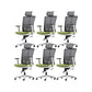 Modern & Contemporary Wheels Chair Black Desk Chair High Back Office Chair