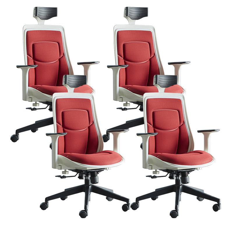 Chaise de bras réglable moderne Hauteur de bureau ajusté en ajustement avec roues