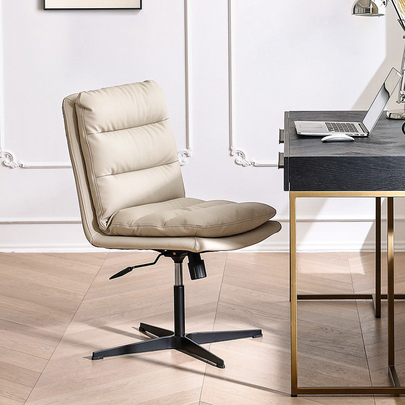 Contemporary Executive Chair Adjustable Seat Height Office Chair White 1 Piece Clearhalo 'furn' 'furn_office_chair' 'Furniture' 'Office Chairs' 'Office Furniture' 'office_chair' 5892362