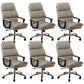 31" Wide Contemporary Arm Chair Upholstered Swivel Executive Chair