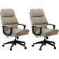 31" Wide Contemporary Arm Chair Upholstered Swivel Executive Chair