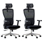 16" Wide Contemporary Wheels Breathable AirGrid Office Chair 2 Piece Set Clearhalo 'furn' 'furn_office_chair' 'Furniture' 'Office Chairs' 'Office Furniture' 'office_chair' 5892445