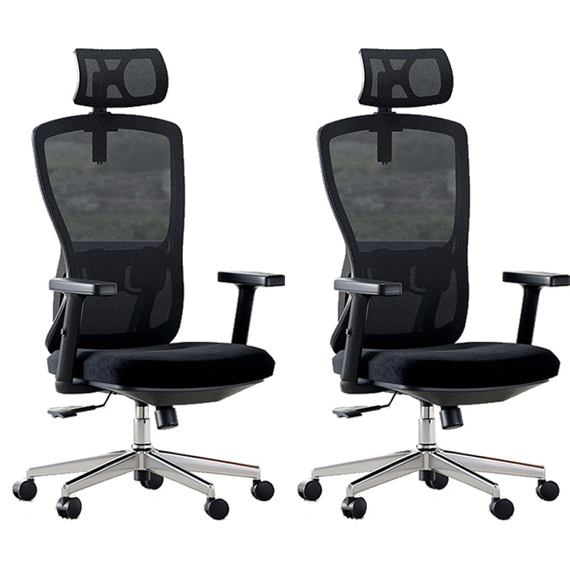 16" Wide Contemporary Wheels Breathable AirGrid Office Chair 2 Piece Set Clearhalo 'furn' 'furn_office_chair' 'Furniture' 'Office Chairs' 'Office Furniture' 'office_chair' 5892445