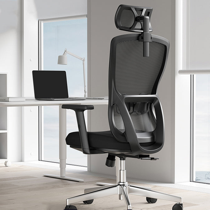16" Wide Contemporary Wheels Breathable AirGrid Office Chair Clearhalo 'furn' 'furn_office_chair' 'Furniture' 'Office Chairs' 'Office Furniture' 'office_chair' 5892446