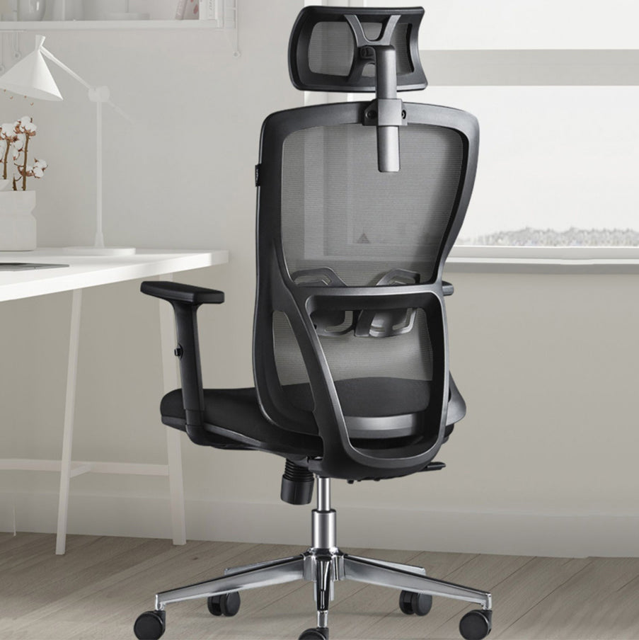 16" Wide Contemporary Wheels Breathable AirGrid Office Chair Clearhalo 'furn' 'furn_office_chair' 'Furniture' 'Office Chairs' 'Office Furniture' 'office_chair' 5892448