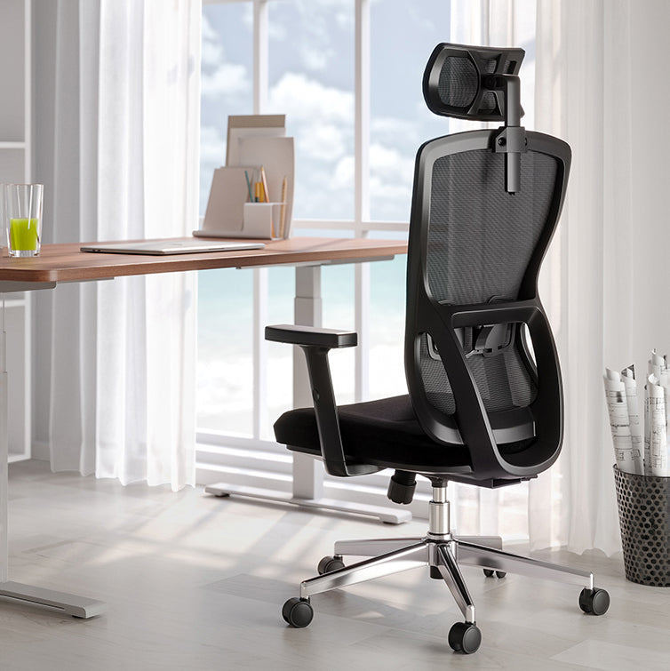 16" Wide Contemporary Wheels Breathable AirGrid Office Chair Clearhalo 'furn' 'furn_office_chair' 'Furniture' 'Office Chairs' 'Office Furniture' 'office_chair' 5892450