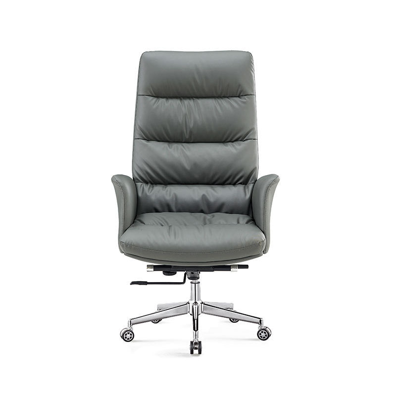 Modern Fixed Arms Desk Chair Height-adjustable Office Chair with Wheels Clearhalo 'furn' 'furn_office_chair' 'Furniture' 'Office Chairs' 'Office Furniture' 'office_chair' 5892467