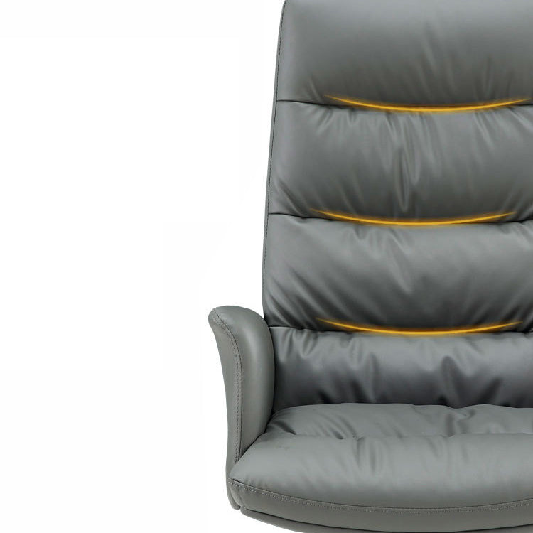 Modern Fixed Arms Desk Chair Height-adjustable Office Chair with Wheels Clearhalo 'furn' 'furn_office_chair' 'Furniture' 'Office Chairs' 'Office Furniture' 'office_chair' 5892469