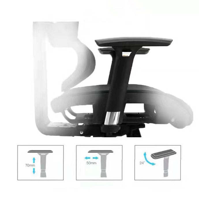Contemporary Office Chair Ergonomic Adjustable High Back Desk Chair Clearhalo 'furn' 'furn_office_chair' 'Furniture' 'Office Chairs' 'Office Furniture' 'office_chair' 5892489