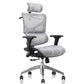 Contemporary Office Chair Ergonomic Adjustable High Back Desk Chair Grey 1 Piece Without Footrest Clearhalo 'furn' 'furn_office_chair' 'Furniture' 'Office Chairs' 'Office Furniture' 'office_chair' 5892491