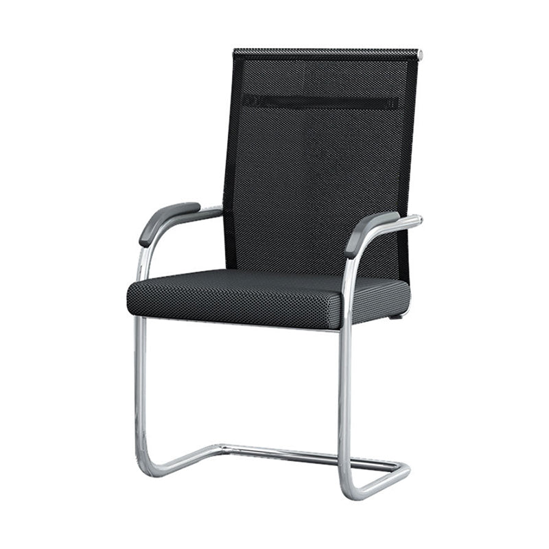 Modern & Contemporary Microfiber Chair Desk Chair Mid-Back Office Chair Clearhalo 'furn' 'furn_office_chair' 'Furniture' 'Office Chairs' 'Office Furniture' 'office_chair' 5892588