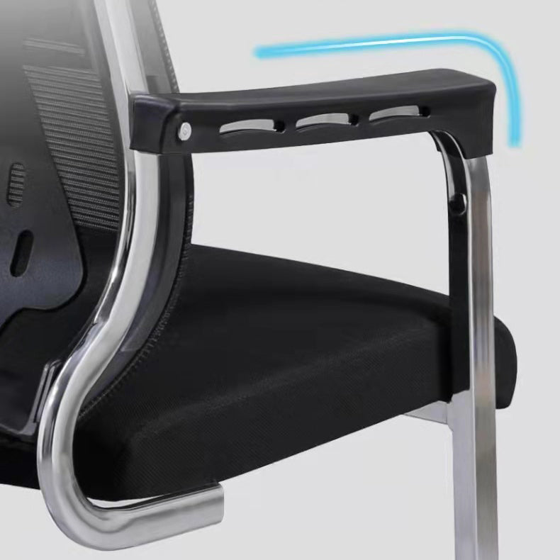 Ergonomischer gepolsterter Bürostuhl, moderner Schreibtischstuhl mit hoher Rückenlehne