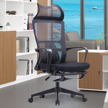 Contemporary Desk Chair Breathable AirGrid Mid-Back Office Chair 1 Piece Clearhalo 'furn' 'furn_office_chair' 'Furniture' 'Office Chairs' 'Office Furniture' 'office_chair' 5892633