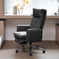 Silla moderna de gerente de brazos fijos Silla ajustable en altura con ruedas