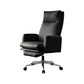 Silla moderna de gerente de brazos fijos Silla ajustable en altura con ruedas