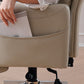 Silla moderna de gerente de brazos fijos Silla ajustable en altura con ruedas