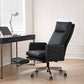 Silla moderna de gerente de brazos fijos Silla ajustable en altura con ruedas