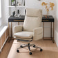 Silla moderna de gerente de brazos fijos Silla ajustable en altura con ruedas