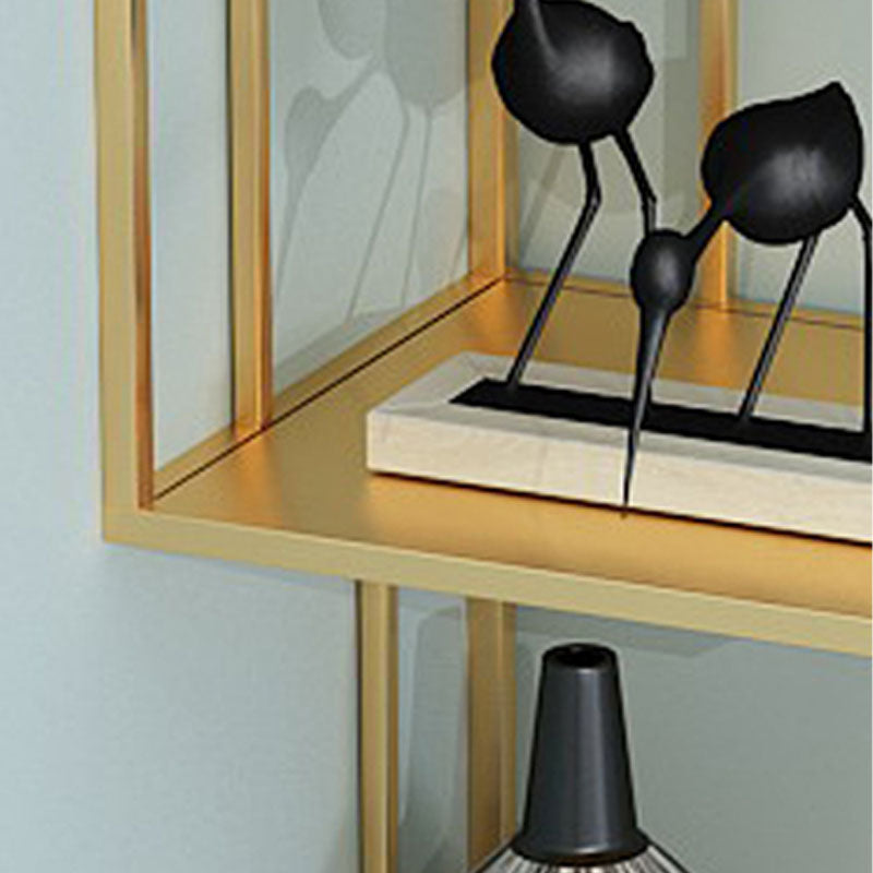 5 scaffali moderni libreria in metallo moderno scaffale a parete montato per soggiorno, 48 "h x 8.5" w