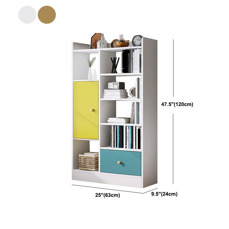 25 "L x 9,5" W Bibliothèque d'étagère en bois d'origine standard