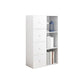 Pavimento moderno libro shlef con porte chiuse indietro da 9,45 "W in legno per soggiorno
