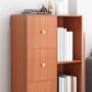 Pavimento moderno libro shlef con porte chiuse indietro da 9,45 "W in legno per soggiorno