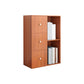 Pavimento moderno libro shlef con porte chiuse indietro da 9,45 "W in legno per soggiorno