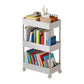 Modernes plastisches Bücherregal White Etagere vertikal offenes Regal Bücherregal