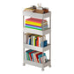 Modernes plastisches Bücherregal White Etagere vertikal offenes Regal Bücherregal