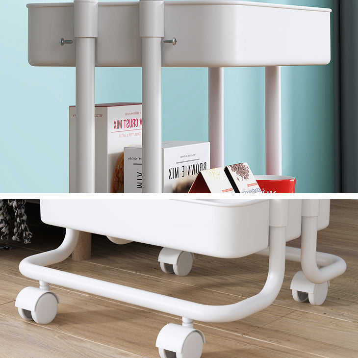 Modernes plastisches Bücherregal White Etagere vertikal offenes Regal Bücherregal