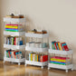 Modernes plastisches Bücherregal White Etagere vertikal offenes Regal Bücherregal