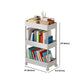 Modernes plastisches Bücherregal White Etagere vertikal offenes Regal Bücherregal