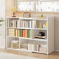 Modern Wood Horizontal Book Shelf Closed Back Shelf Bookcase