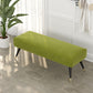 16.5 Inch Wide Glam Metal Seating Bench Cushioned Entryway Bench Green Clearhalo 'Benches' 'Chairs & Seating' 'furn' 'furn_benches' 'Furniture' 'Living Room Furniture' 5893048