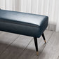 16.5 Inch Wide Glam Metal Seating Bench Cushioned Entryway Bench Clearhalo 'Benches' 'Chairs & Seating' 'furn' 'furn_benches' 'Furniture' 'Living Room Furniture' 5893051
