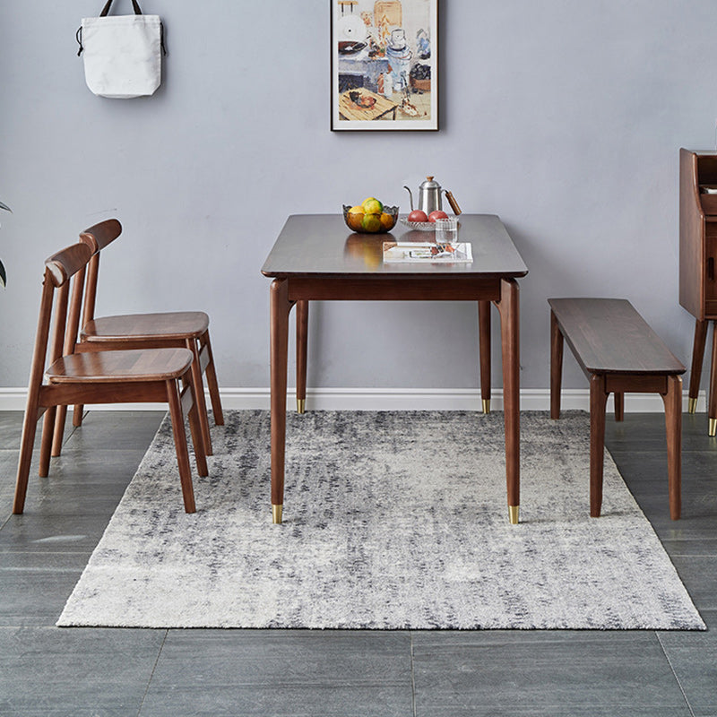 Rectangle 11.8" Wide Entryway Bench Modern Solid Wood Bench in Pine Clearhalo 'Benches' 'Chairs & Seating' 'furn' 'furn_benches' 'Furniture' 'Living Room Furniture' 5893079