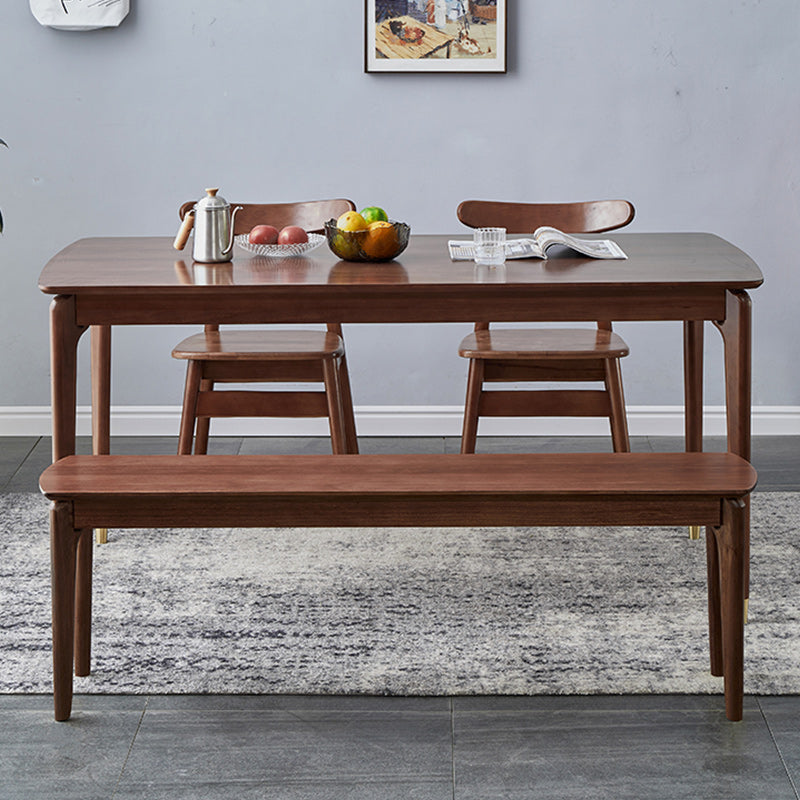 Rectangle 11.8" Wide Entryway Bench Modern Solid Wood Bench in Pine Clearhalo 'Benches' 'Chairs & Seating' 'furn' 'furn_benches' 'Furniture' 'Living Room Furniture' 5893083