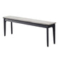 Rectangle 11.8" Wide Entryway Bench Modern Solid Wood Bench in Pine Clearhalo 'Benches' 'Chairs & Seating' 'furn' 'furn_benches' 'Furniture' 'Living Room Furniture' 5893085
