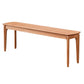 Rectangle 11.8" Wide Entryway Bench Modern Solid Wood Bench in Pine Natural Clearhalo 'Benches' 'Chairs & Seating' 'furn' 'furn_benches' 'Furniture' 'Living Room Furniture' 5893086