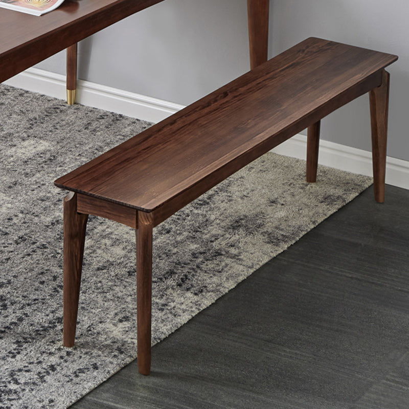 Rectangle 11.8" Wide Entryway Bench Modern Solid Wood Bench in Pine Clearhalo 'Benches' 'Chairs & Seating' 'furn' 'furn_benches' 'Furniture' 'Living Room Furniture' 5893093