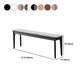 Rectangle 11.8" Wide Entryway Bench Modern Solid Wood Bench in Pine Clearhalo 'Benches' 'Chairs & Seating' 'furn' 'furn_benches' 'Furniture' 'Living Room Furniture' 5893095