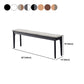 Rectangle 11.8" Wide Entryway Bench Modern Solid Wood Bench in Pine Clearhalo 'Benches' 'Chairs & Seating' 'furn' 'furn_benches' 'Furniture' 'Living Room Furniture' 5893096