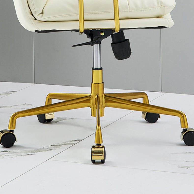 Modern Fixed Arms Desk Chair Height-adjustable Ergonomic Office Chair Clearhalo 'furn' 'furn_office_chair' 'Furniture' 'Office Chairs' 'Office Furniture' 'office_chair' 5894807