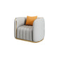 Faux lederen sofa smoking armbank met strakke rug voor appartement