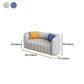 Faux lederen sofa smoking armbank met strakke rug voor appartement